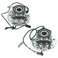 Set of 2 Front Wheel Bearing & Hub Assembly Kit for Chevy GMC K3500 (1995–2002)