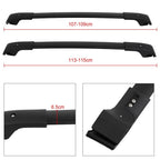 Set of 2 Aluminum Roof Racks for Toyota RAV4 (2013–2018)