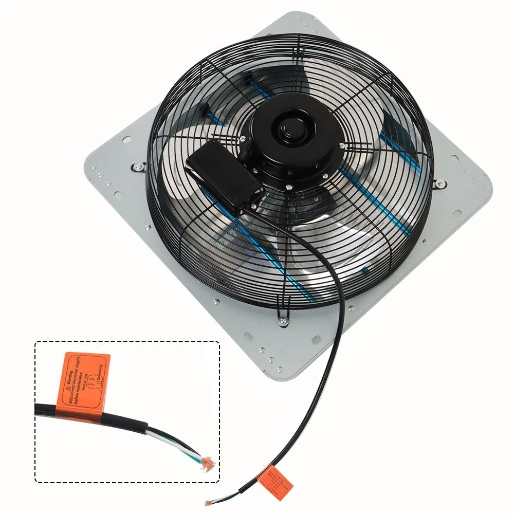 16" Wall-Mount Exhaust Fan for Attic