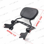 Adjustable Backrest Sissy Bar w/ Luggage Rack for Harley Touring (1997–2008)