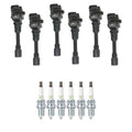 Set of 6 Ignition Coils & NGK Spark Plugs for Mazda Millenia (1995–2002)