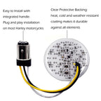 2" LED Bullet Turn Signal Brake Socket 1156 1157 for Harley