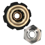 Brass 3/8" to M22 14mm Quick-Connect Pressure Washer Adapter (5000 PSI, 2-Pack)