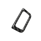 Rear Trunk Switch Button Frame Trim for Audi A6 A7 (2012–2018) Carbon Fiber Black