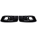 1 Pair ABS Front Bumper Fog Light Grille Cover Trim for Audi Q5 (2013–2017)