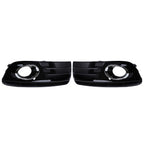 1 Pair ABS Front Bumper Fog Light Grille Cover Trim for Audi Q5 (2013–2017)