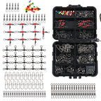 140pcs Fishing Tackle Set with Swivel Connectors for Sea Fishing (N/A)