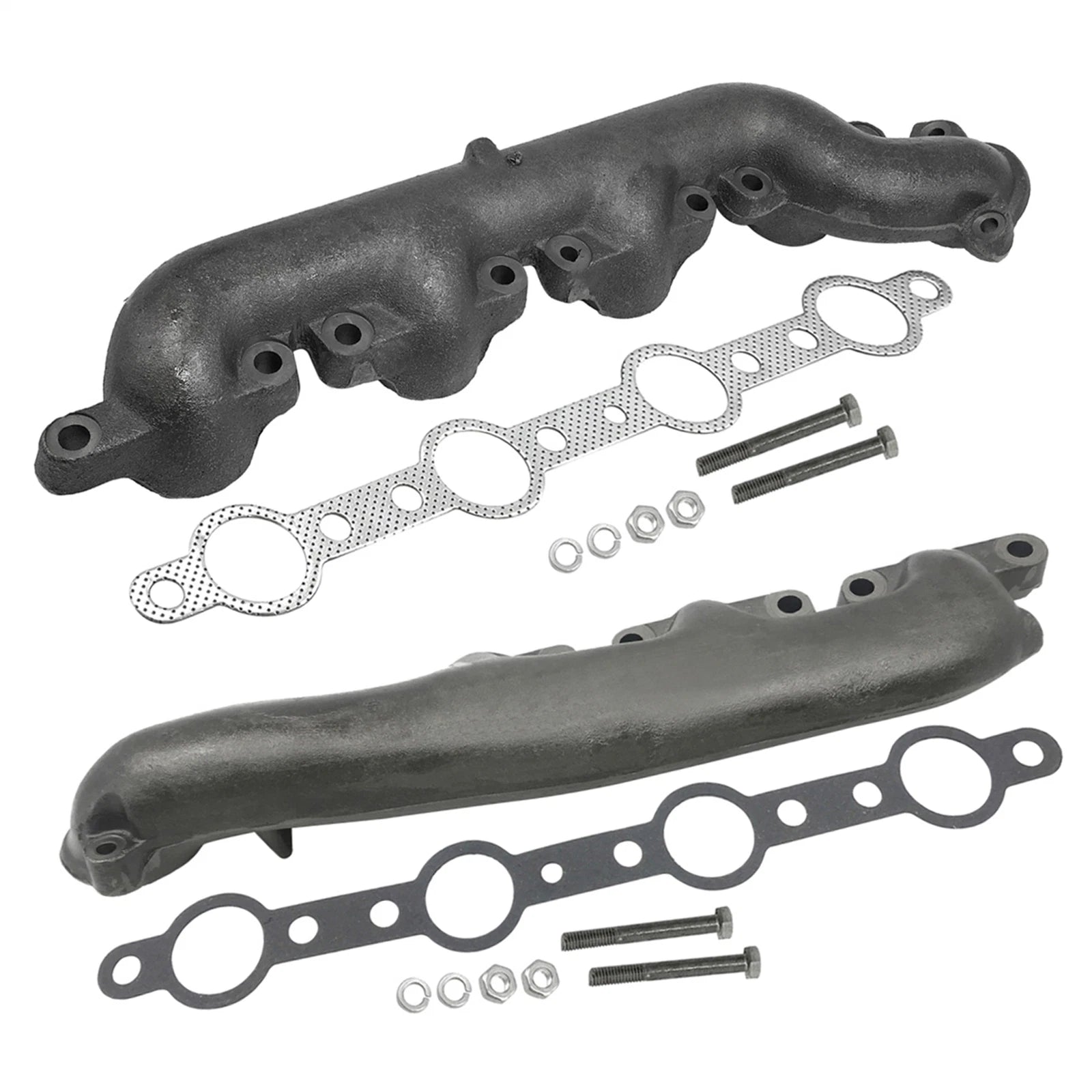 2X Exhaust Manifold for Ford F250 F350 E350 Super Duty (1998–2003)