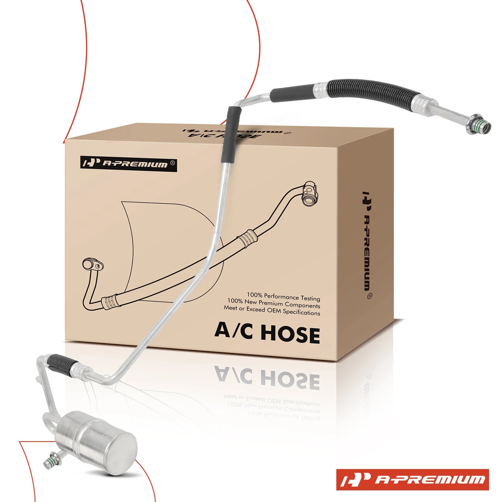 A/C Accumulator Line Hose Assembly for Ford Taurus (1992–1993)