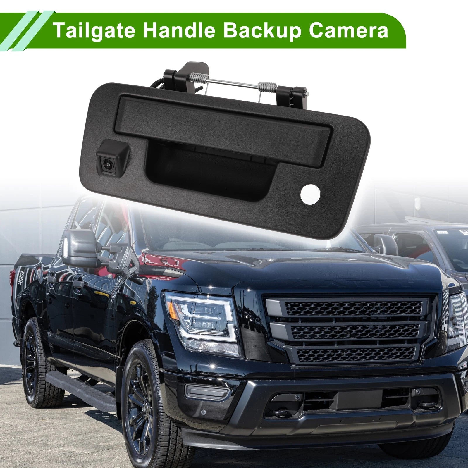 Tailgate Handle Backup Rear View Camera No. 906069FM1A for Nissan Titan (2013–2015)