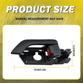 2X Interior Door Handle Black for Hyundai Tiburon (2003–2008) PY
