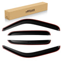 Set of 4 Visor Vent Rain Guards for GMC Yukon (2000–2006) Black