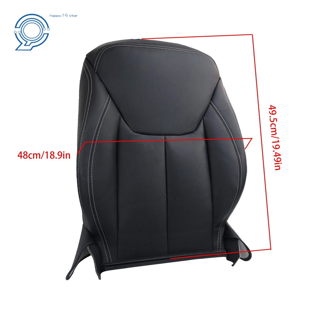 Passenger Back Seat Cover for Jeep Wrangler (2013-2017) Leather Black