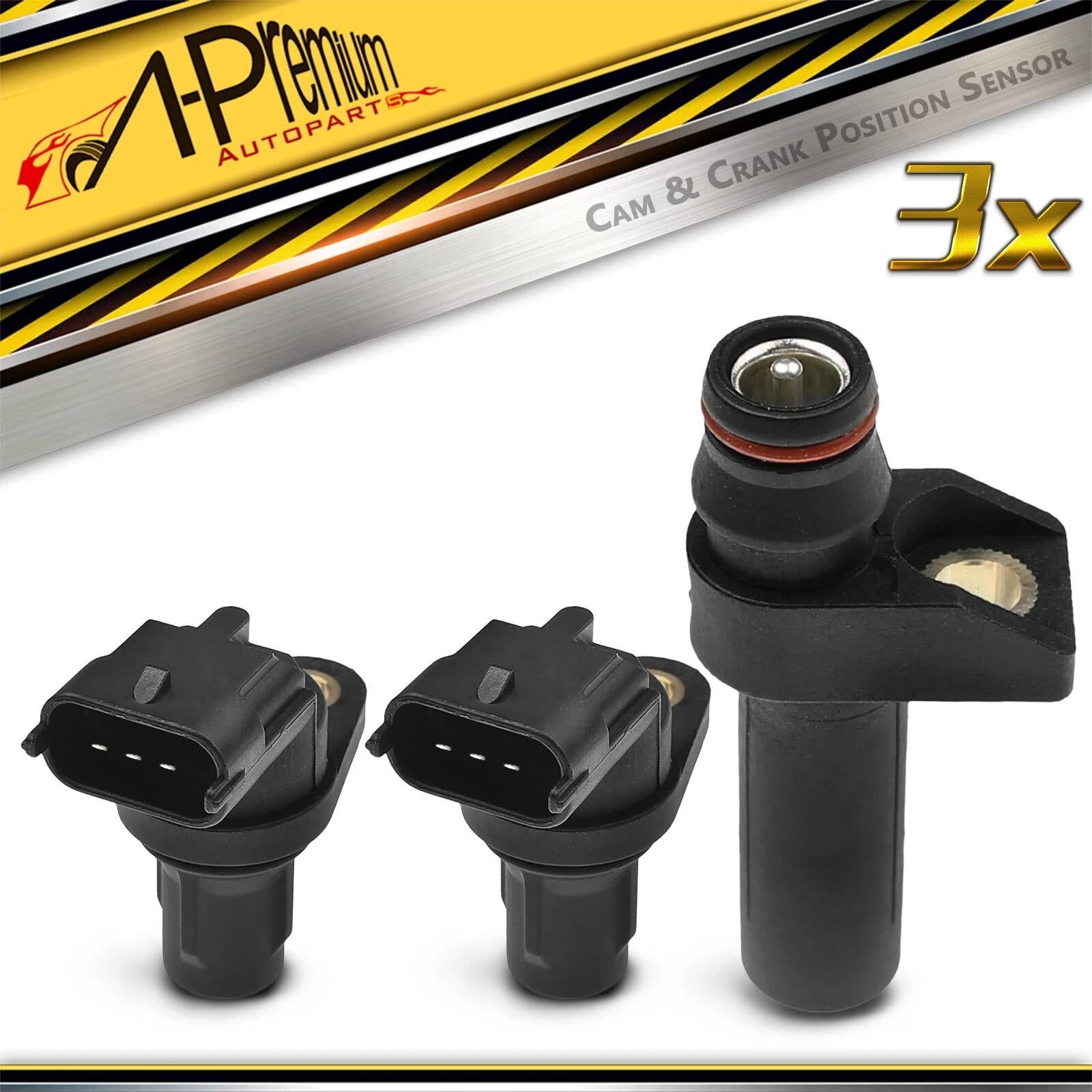 2X Camshaft Crankshaft Position Sensor for Benz W220 S500 (1999)