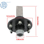 Trailer Hub Kit for 6 on 5.5" Axles (Pre-Lubricated, Square Spindle)