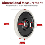 2pcs Plain Wheel Assembly 1590457 for Polaris Rush 600 800 850 RMK 600 (2012–2022)