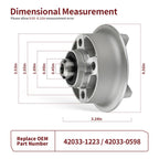 Rear Hub Coupling Assembly for Kawasaki KLX110 KLX110L (2002–2024) 42033-1223