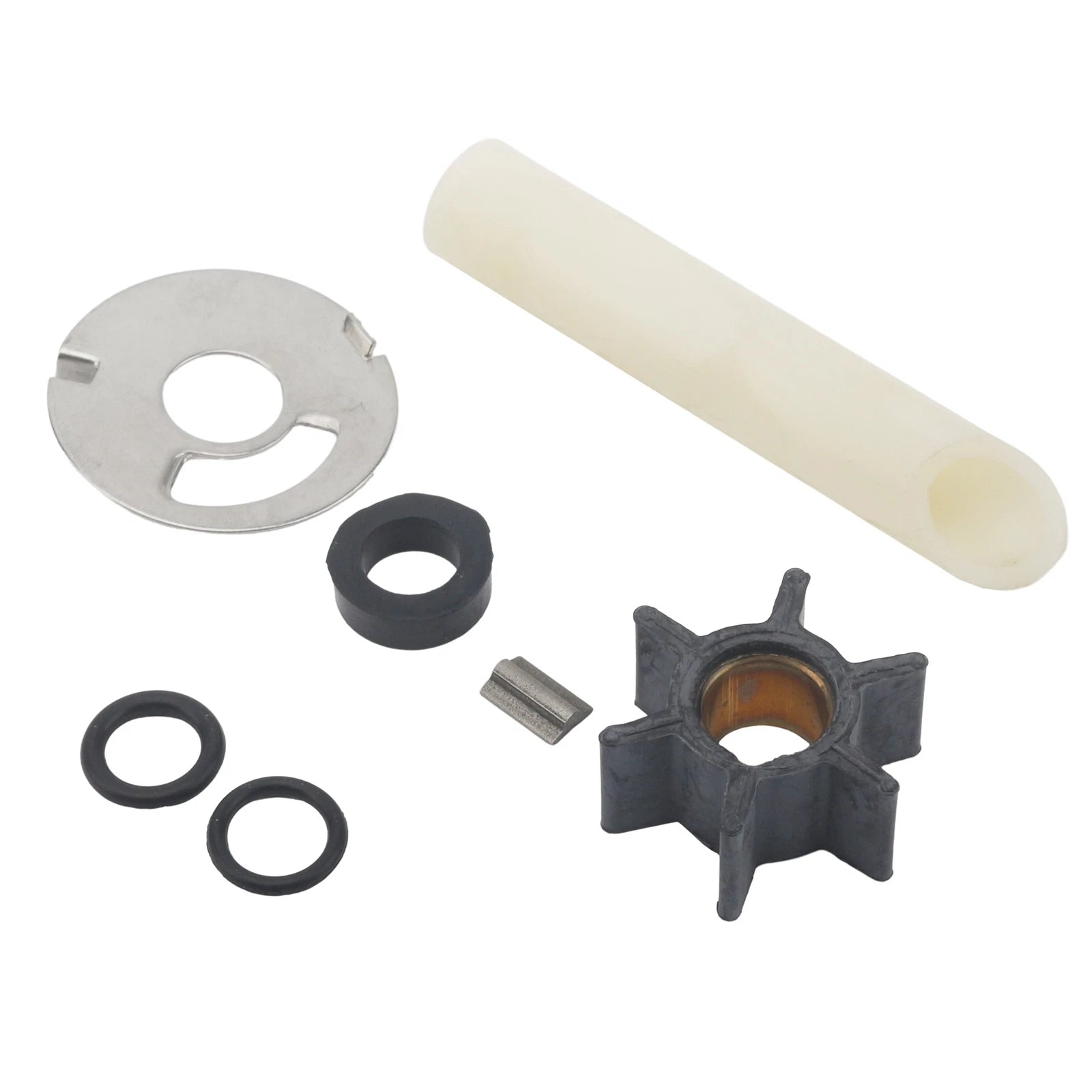 Water Pump Impeller Repair Kit for Mercury Outboards (4-9.8 HP) 47-39074