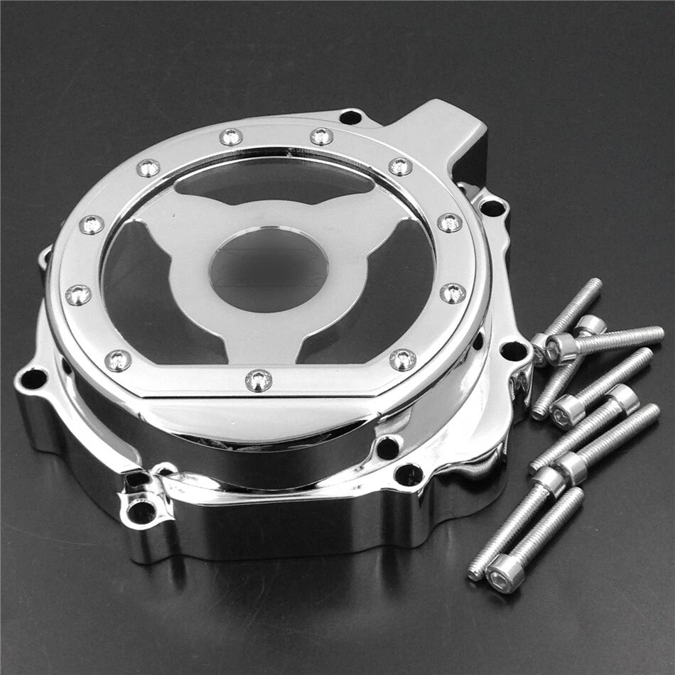 Chrome Left Engine Stator Cover for Suzuki GSXR 400 600 750 1000