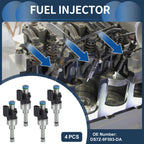 Set of 4 Fuel Injectors for Ford Escape (2018–2019) No.DS7Z-9F593-DA