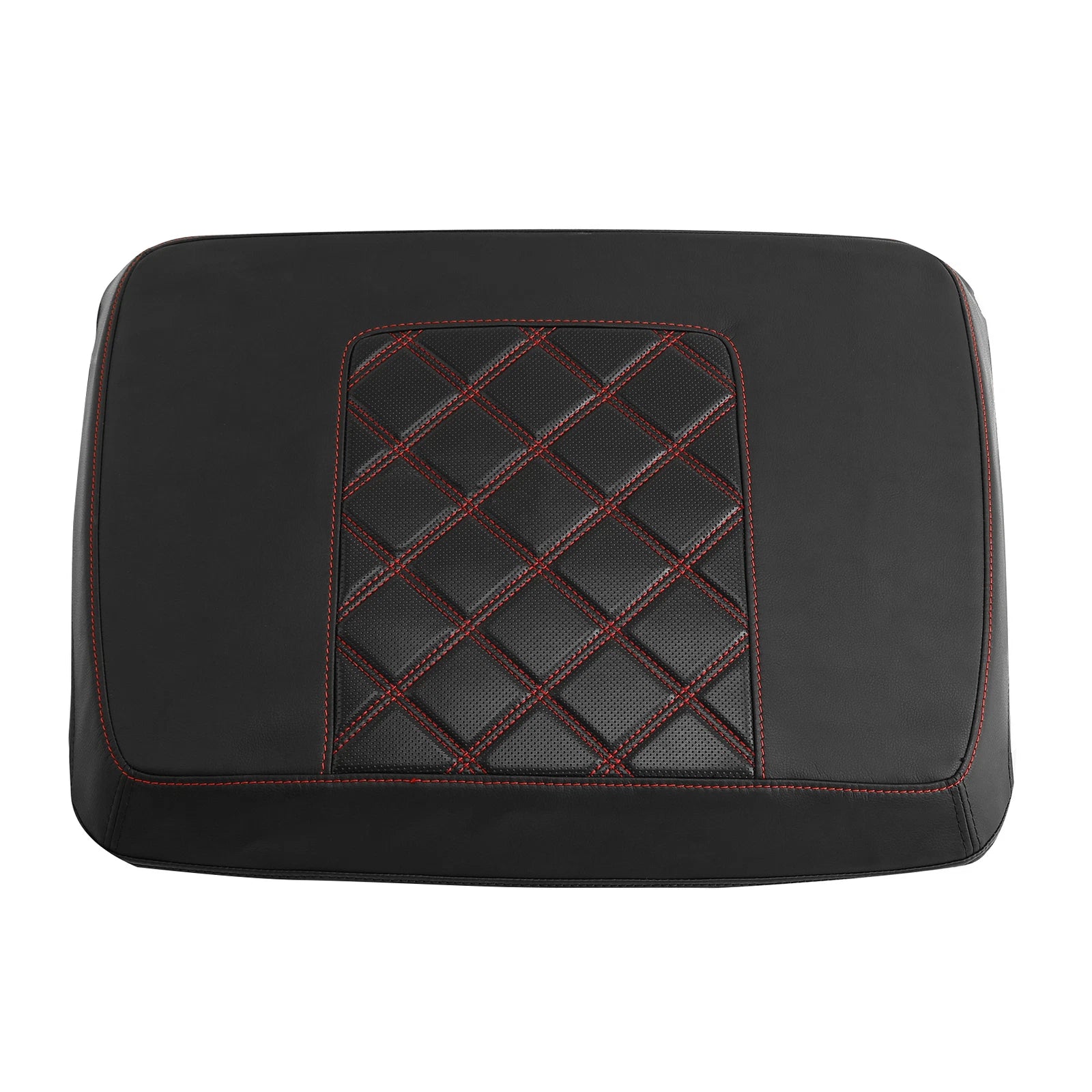 Trunk Lid Cover for Harley Touring Street Road Glide (2014–2024) Black Red