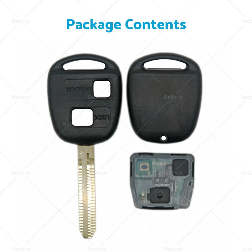 Complete Transponder Remote Key 304MHz Chip 60120 for Toyota Prado (2003–2009)