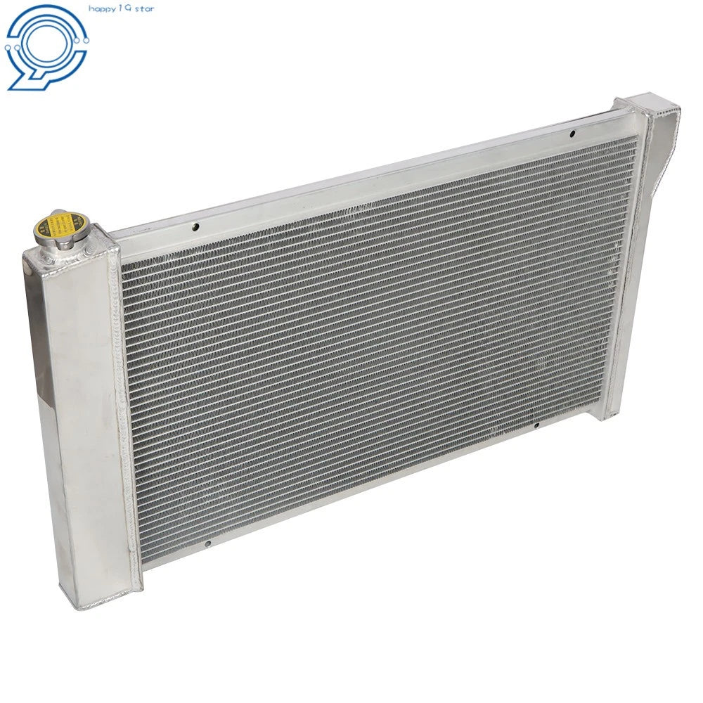 3 Row Aluminum Radiator with Shroud Fan for Chevy GMC C/K 10/20/30 (1967–1972)