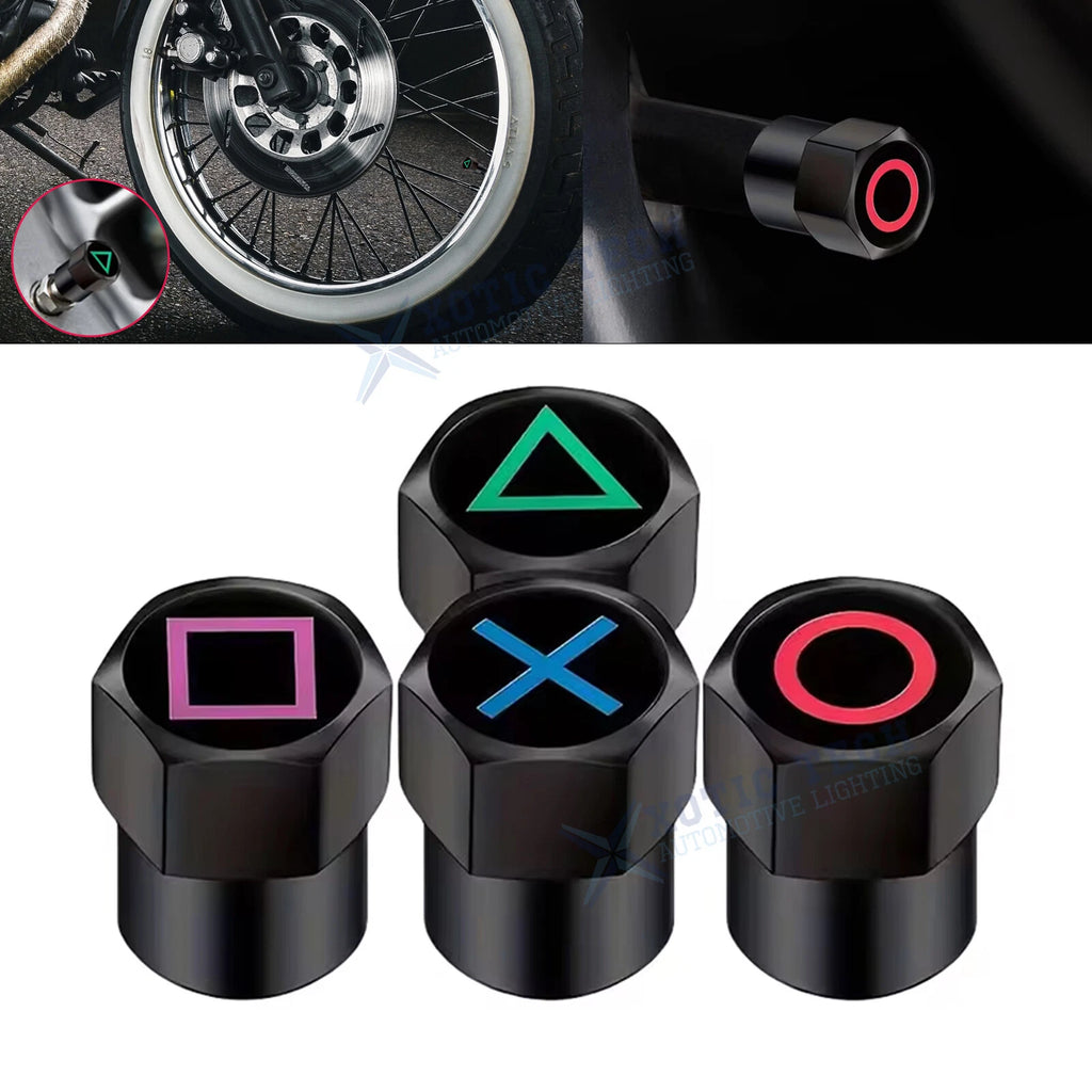 Tire Valve Stem Dust Covers for Harley Davidson Yamaha (2012–2024)