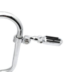 Chrome Streamliner Skull FootPeg Kit for Honda GL1800 VT750 (2001–2023)