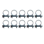 Set of 10 Fuel Injection Hose Clamps for Auto (Various Models)