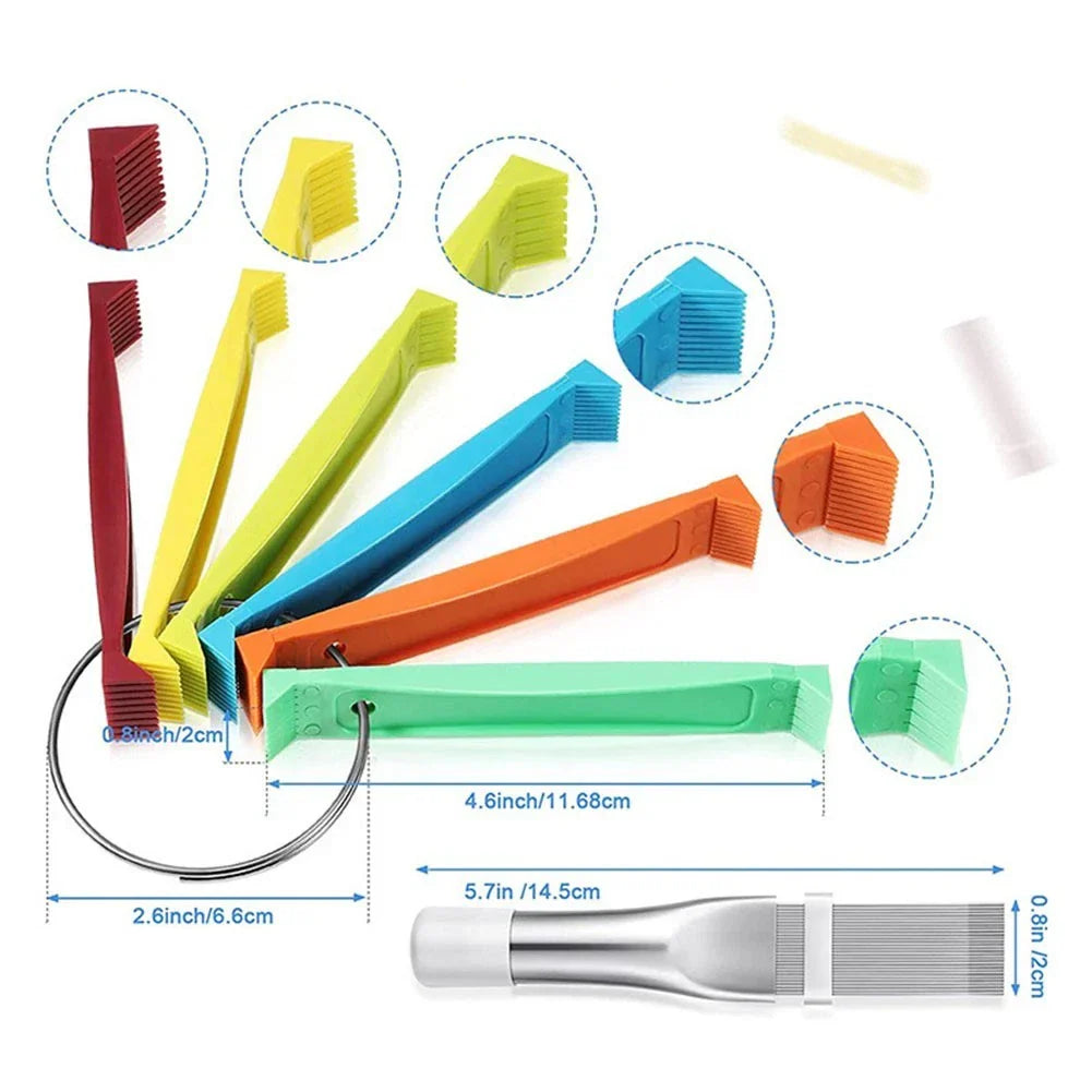 Fin Comb Set for Air Conditioner ABS Aluminum Stainless Steel