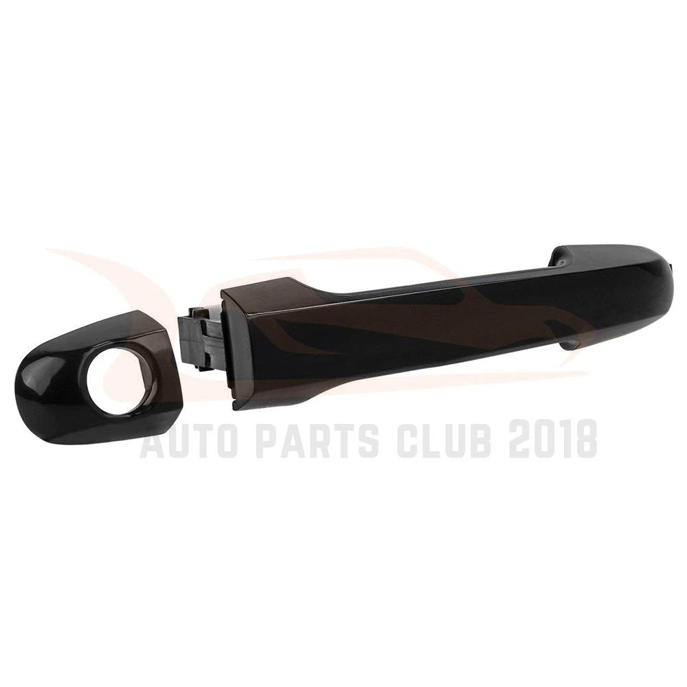 Set of 2 Door Handles for Hyundai Elantra (2006–2010) Black Exterior