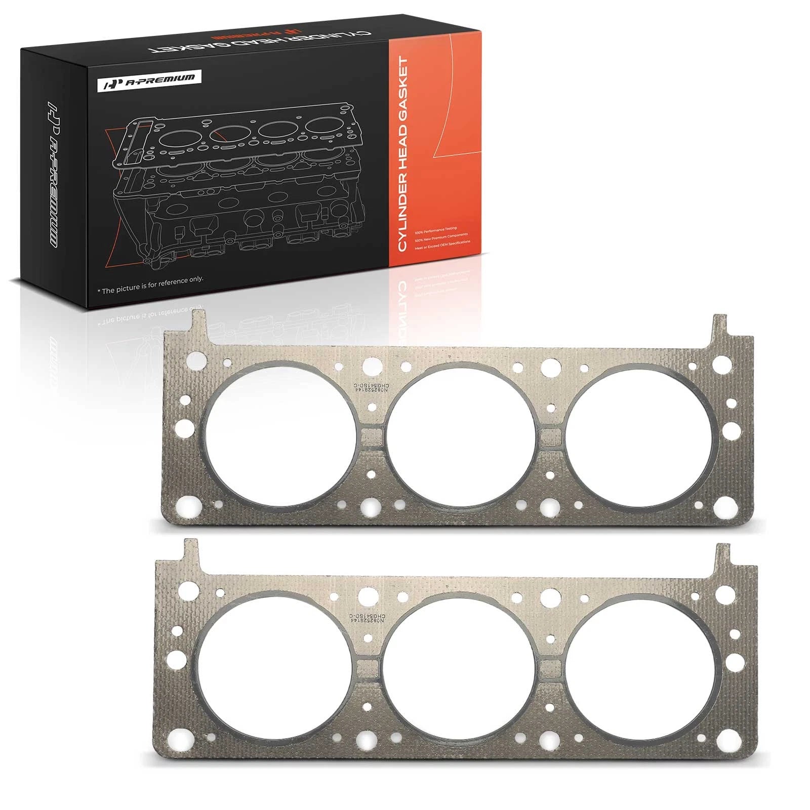 Cylinder Head Gasket Pair for Chevy Equinox, Impala, Buick, Olds (V6 3.4L)