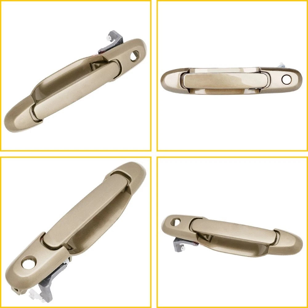 Exterior Door Handle Set of 2 for Toyota Sienna (1998–2003) Beige EPY