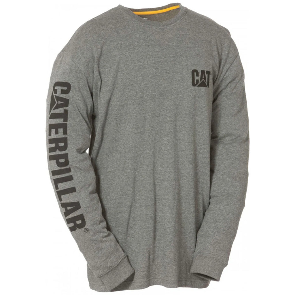 Caterpillar Long Sleeve Graphic Logo T-Shirt for Men (Various Colors)