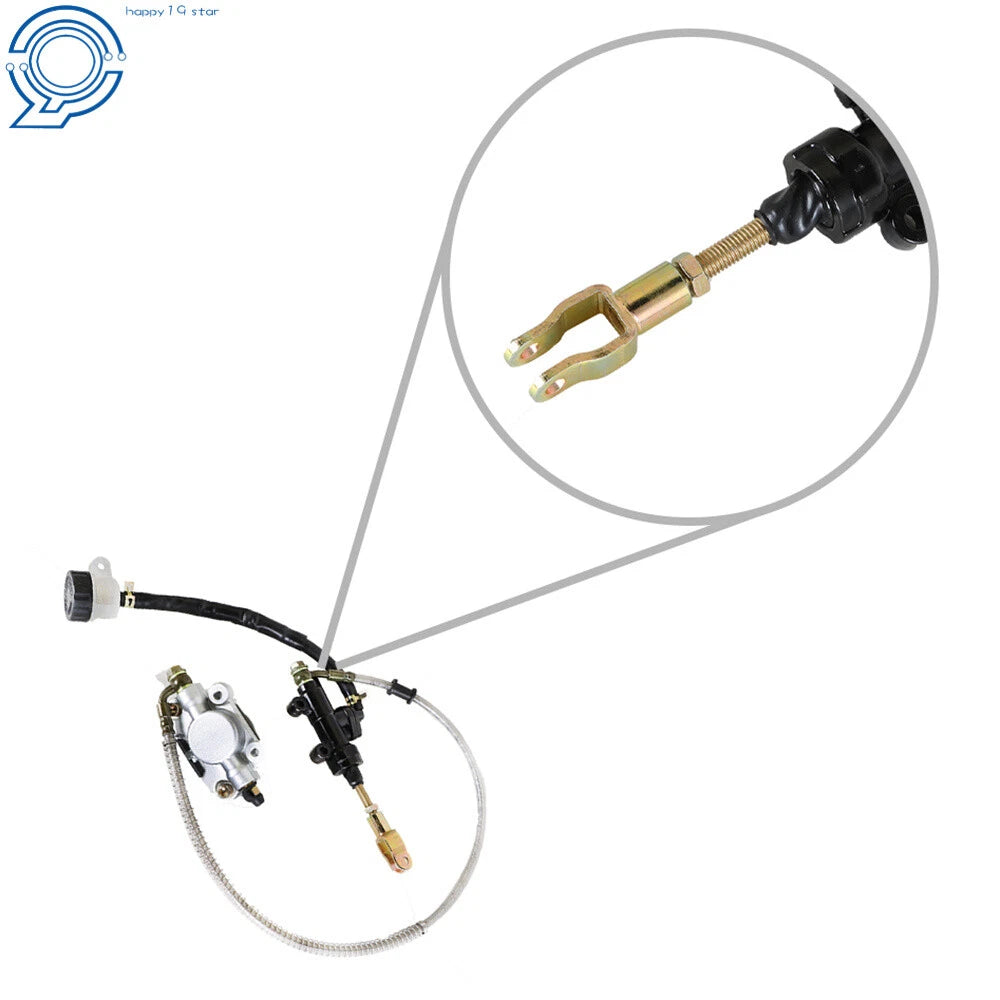 Rear Hydraulic Brake Caliper Assembly for Go Kart Golf Cart
