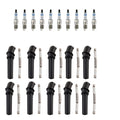 Set of 10 Double Iridium Spark Plugs & NGK Coil Boots for E-350 Super Duty