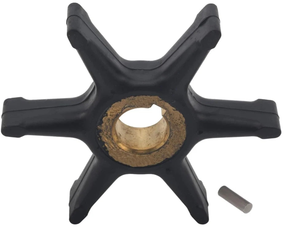 Water Pump Impeller with Pin for Evinrude Johnson 10-18 HP Outboard (0775518)