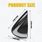 Driver Fender Pillar Trim Mirror Corner Triangle Molding for Honda CR-V (2017–2022)