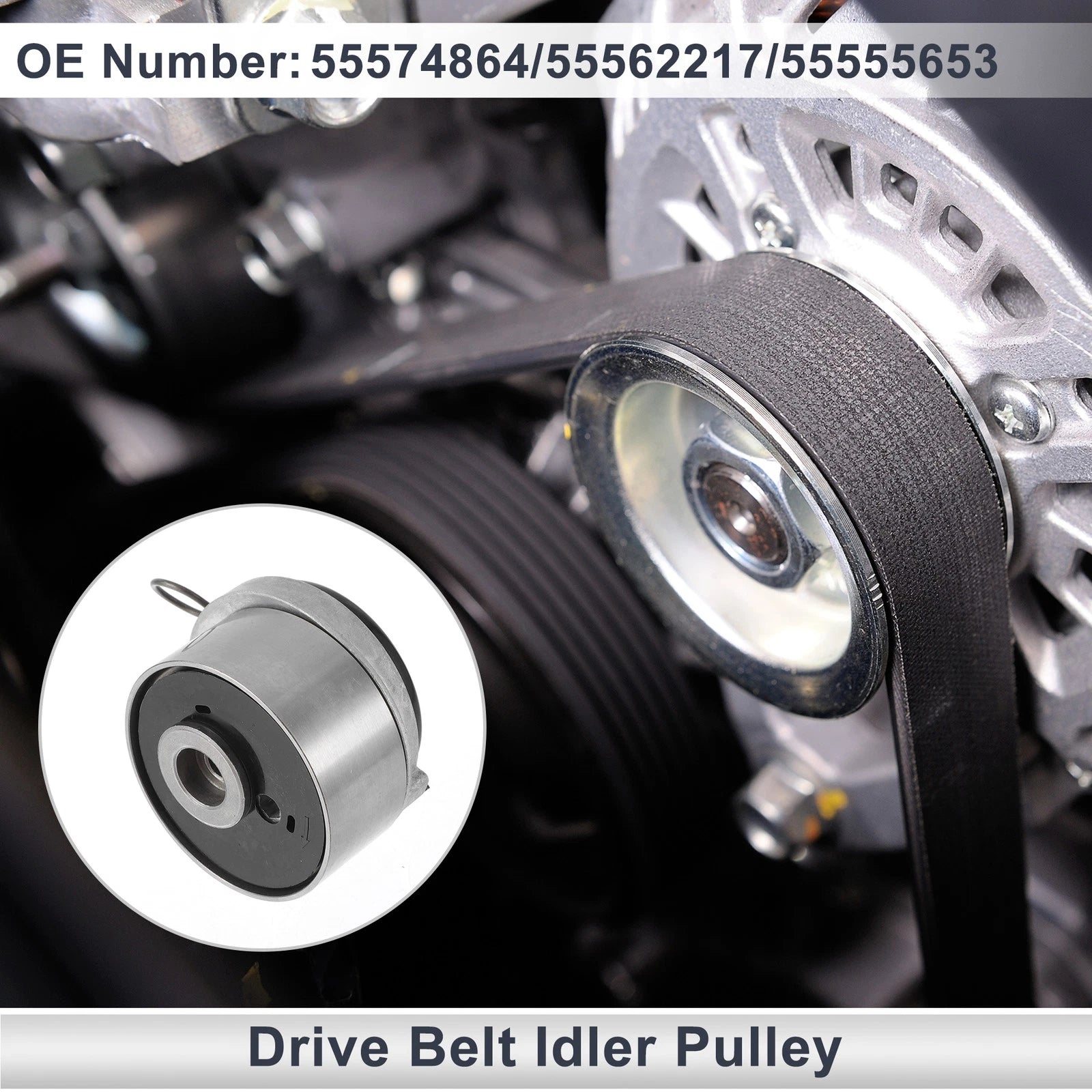 Drive Belt Idler Pulley for Chevrolet Cruze (2011–2015) No. 55574864