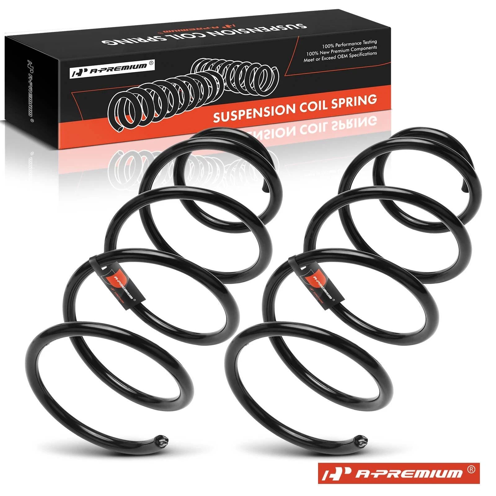 2X Front Coil Springs for BMW 335xi 2007–2008, 335i xDrive 2009–2011