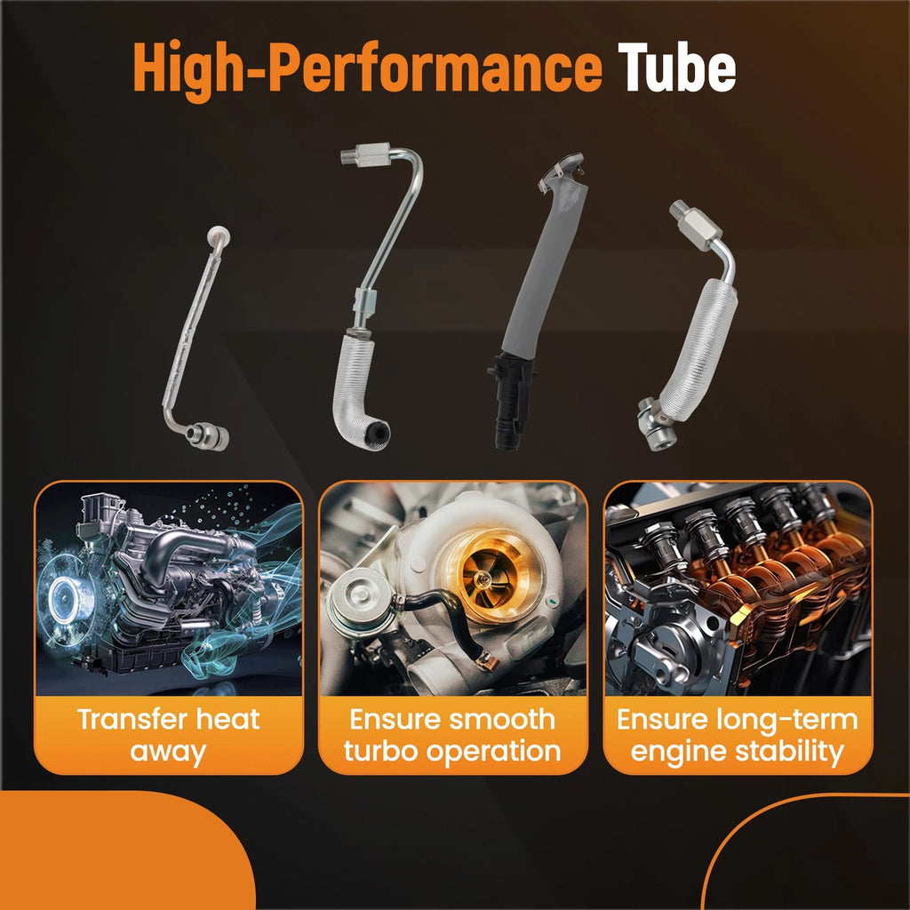 Turbo Oil Line for Buick Encore Chevy Cruze Limited Sonic Trax (2016–2019)