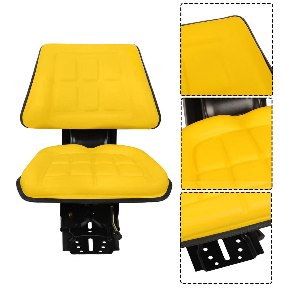 Yellow Tractor Suspension Seat for John Deere