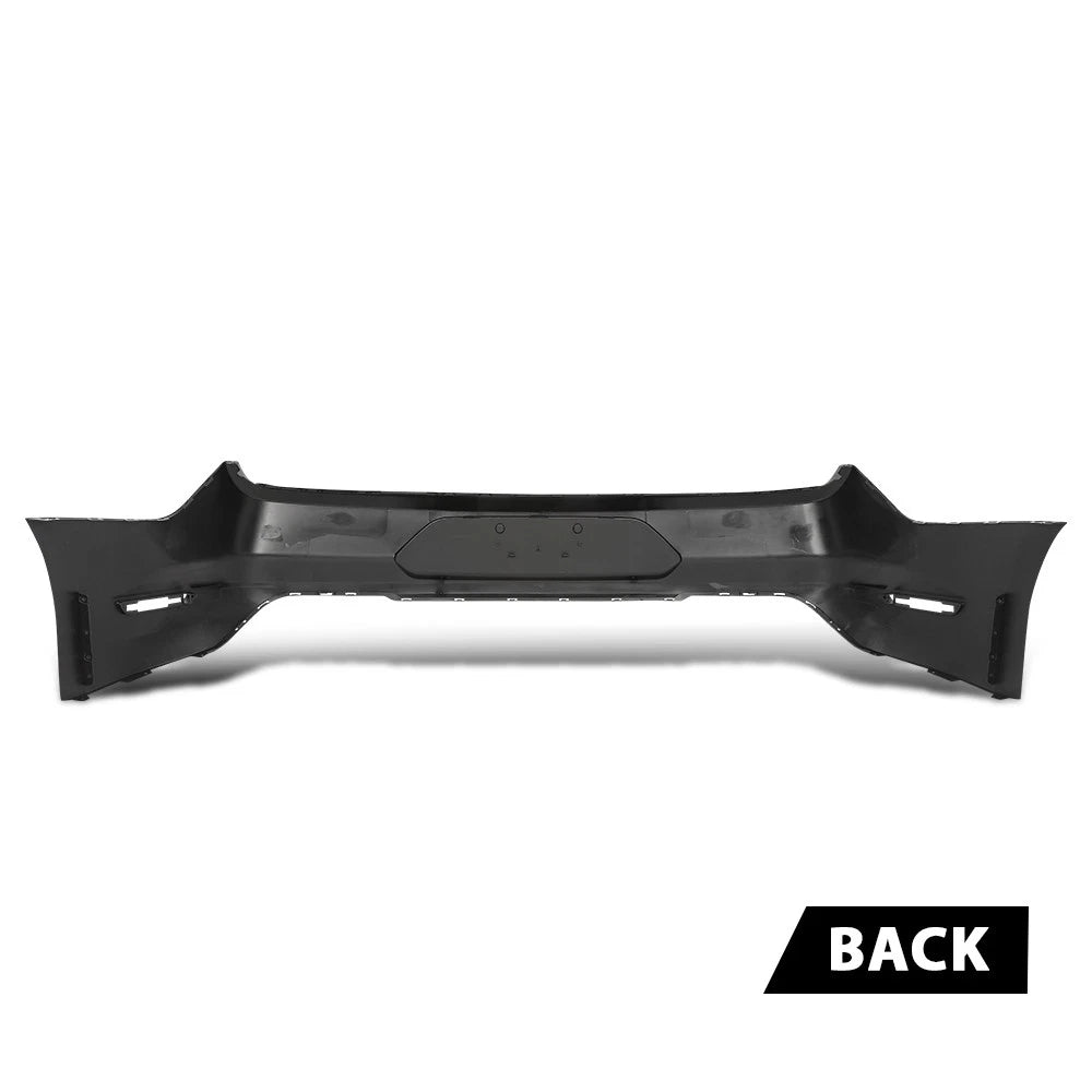 Rear Bumper Cover for Ford Mustang (2018–2023) w/o Park Sensor Holes
