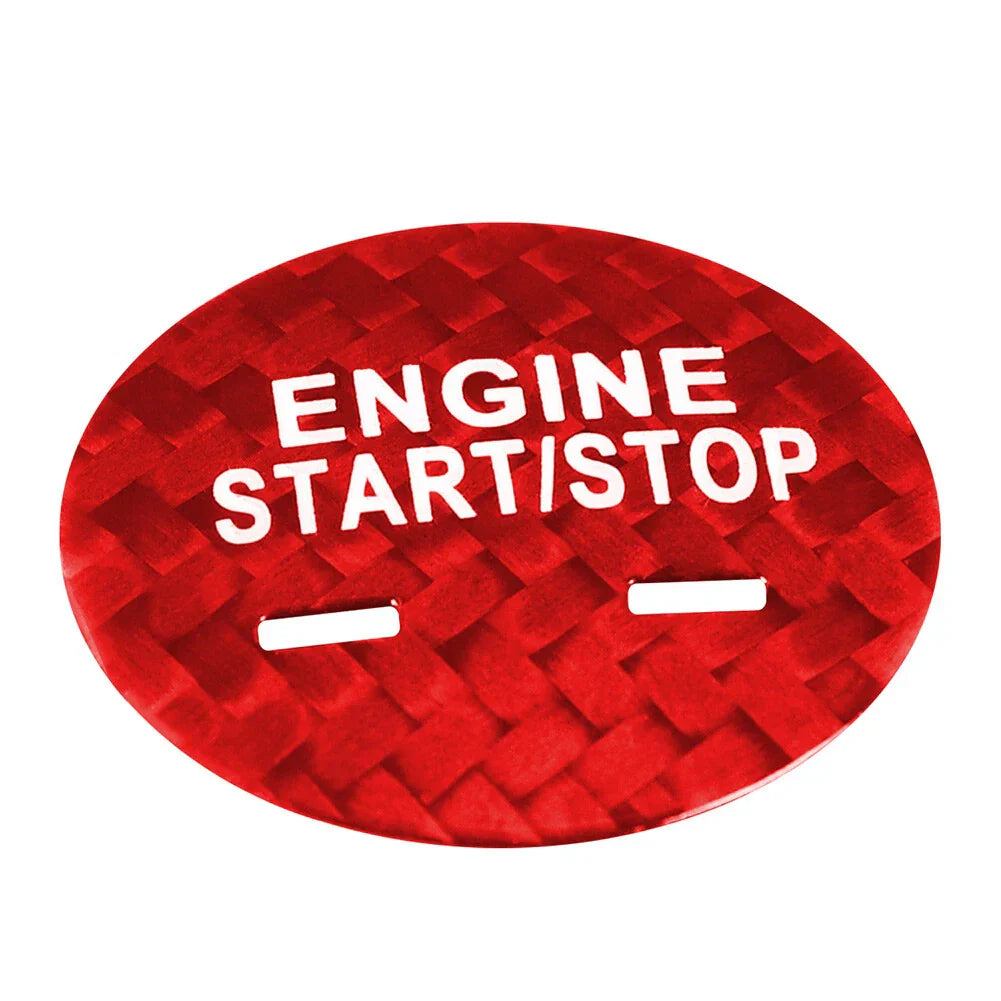 Red Engine Start Stop Button Trim for Cadillac XTS XT5 CT6 SRX CTS (2013-2020)