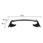 JDM Style Painted Black Rear Trunk Spoiler Wing for Nissan Sentra (2007–2012)