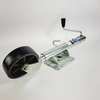 Swivel Jack for PRO Series (1000 lb, Zinc Plated) with 6" Black Poly Wheel #EJ10000101