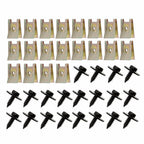 40Pcs Engine Splash Shield Hardware for BMW 