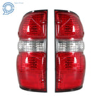 Set of 2 Tail Light Brake Lamps for Toyota Tacoma (2001–2004) Red Rear