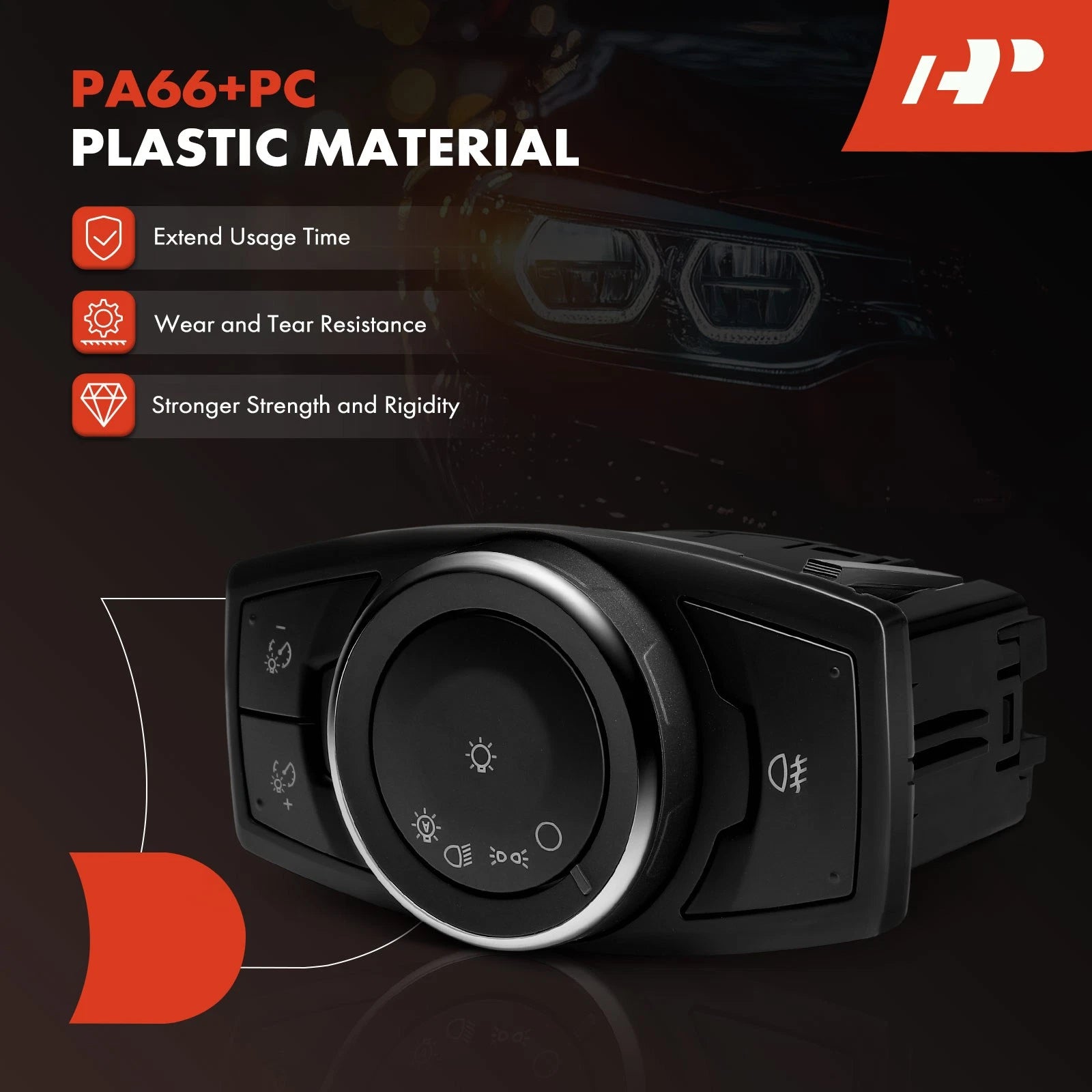 Headlight Switch with Fog Lights for Ford F-250 F-350 Super Duty Fusion